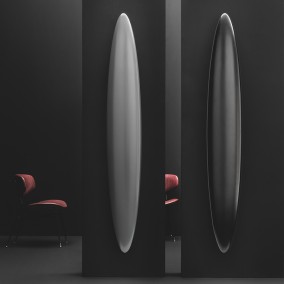 blade radiator placed in horizontal